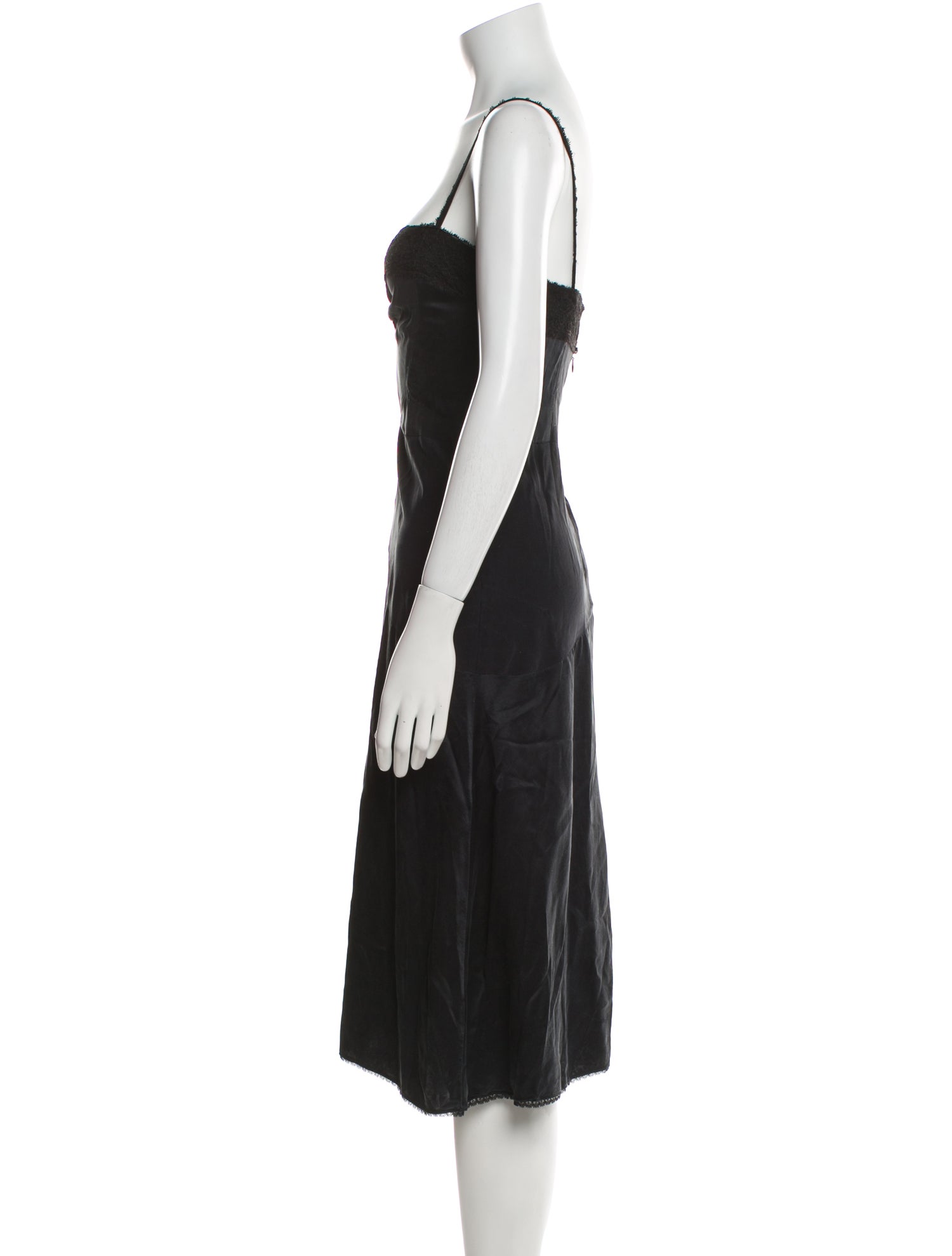Proenza Schouler Square Neckline Midi Length Dress