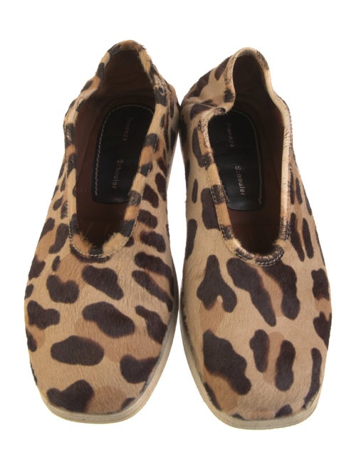 Proenza Schouler Ponyhair Animal Print Espadrilles