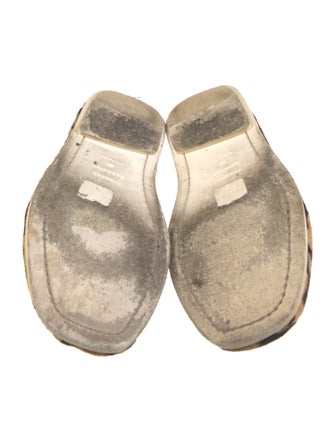 Proenza Schouler Ponyhair Animal Print Espadrilles