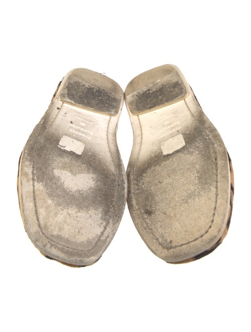 Proenza Schouler Ponyhair Animal Print Espadrilles