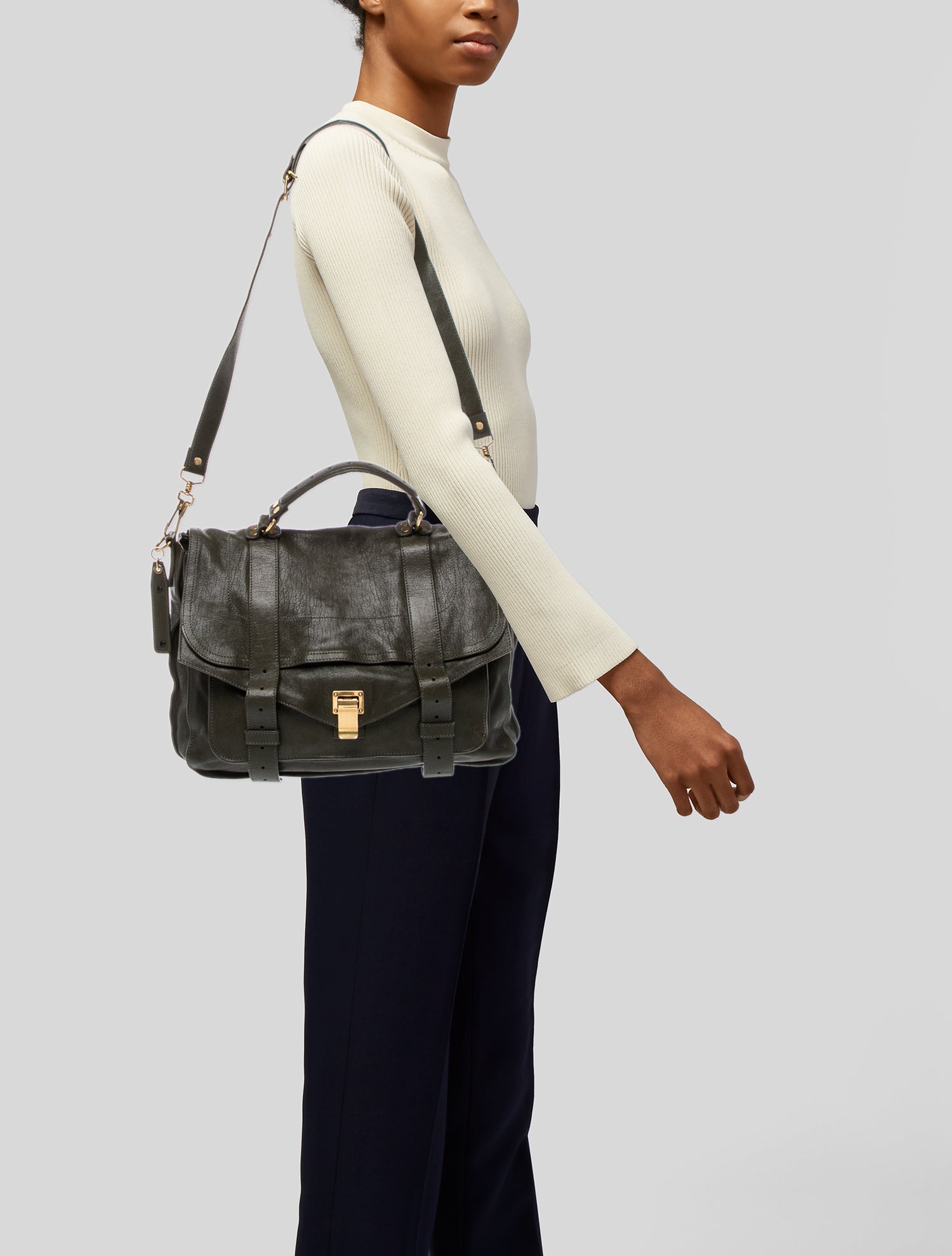 Proenza Schouler Leather Top Handle Bag