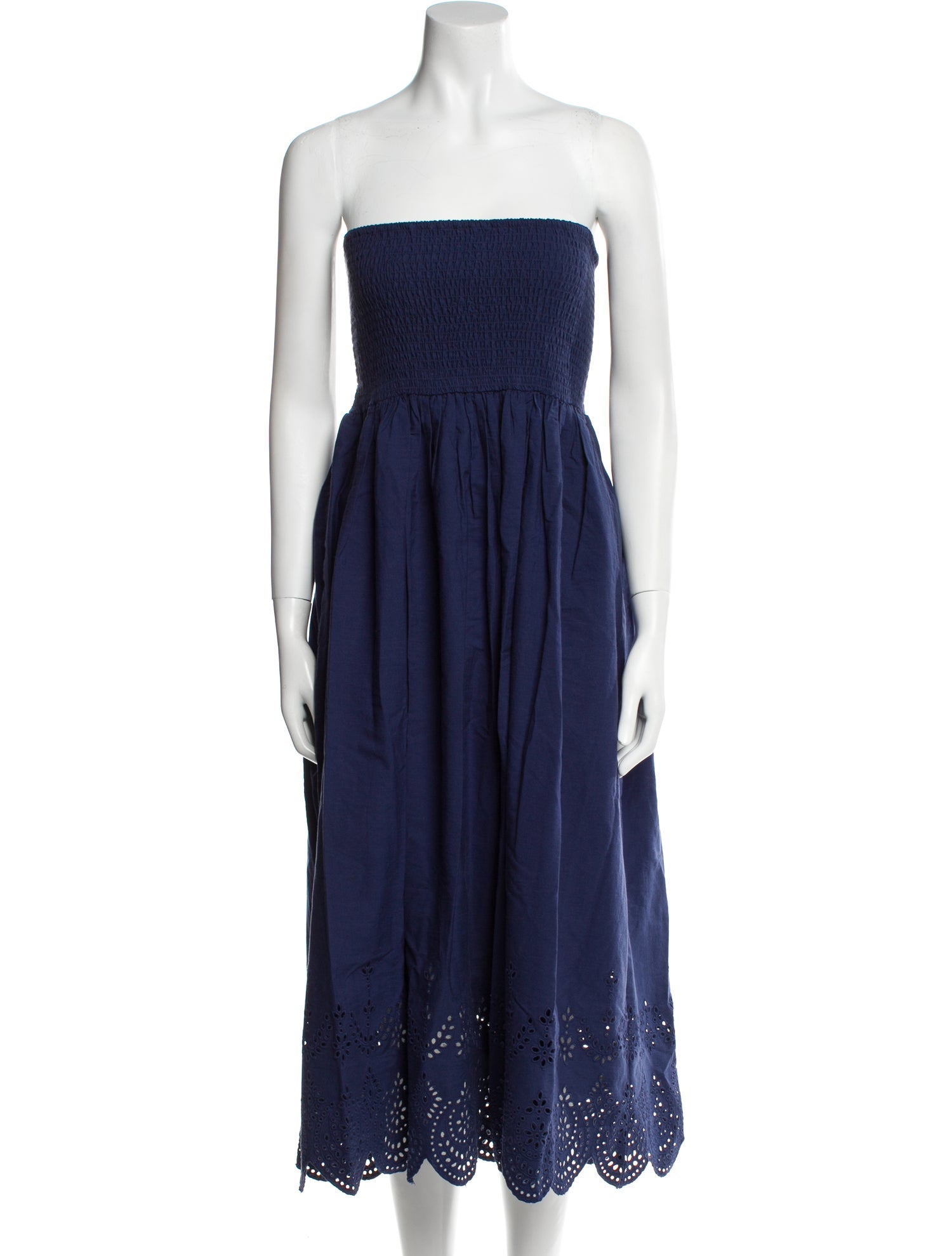 Proenza Schouler Strapless Midi Length Dress