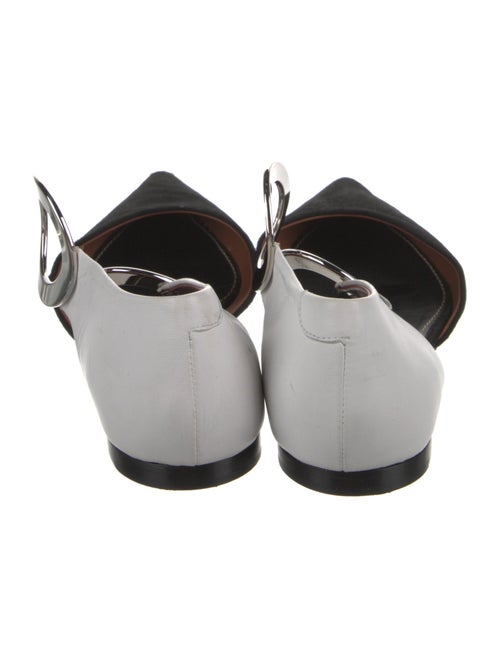 Proenza Schouler Suede Leather Trim Embellishment Slingback Flats