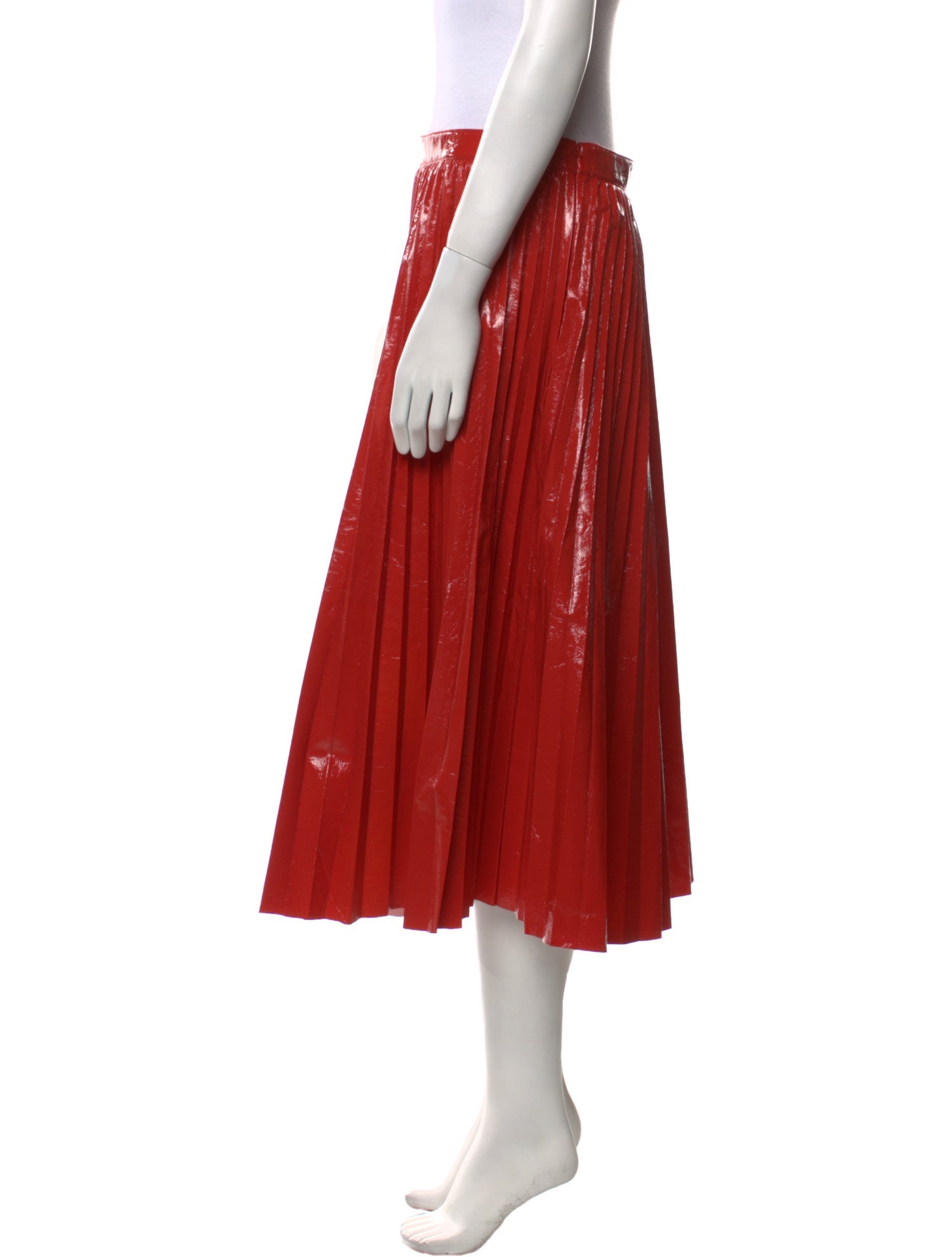 Proenza Schouler Pleated Accents Midi Length Skirt