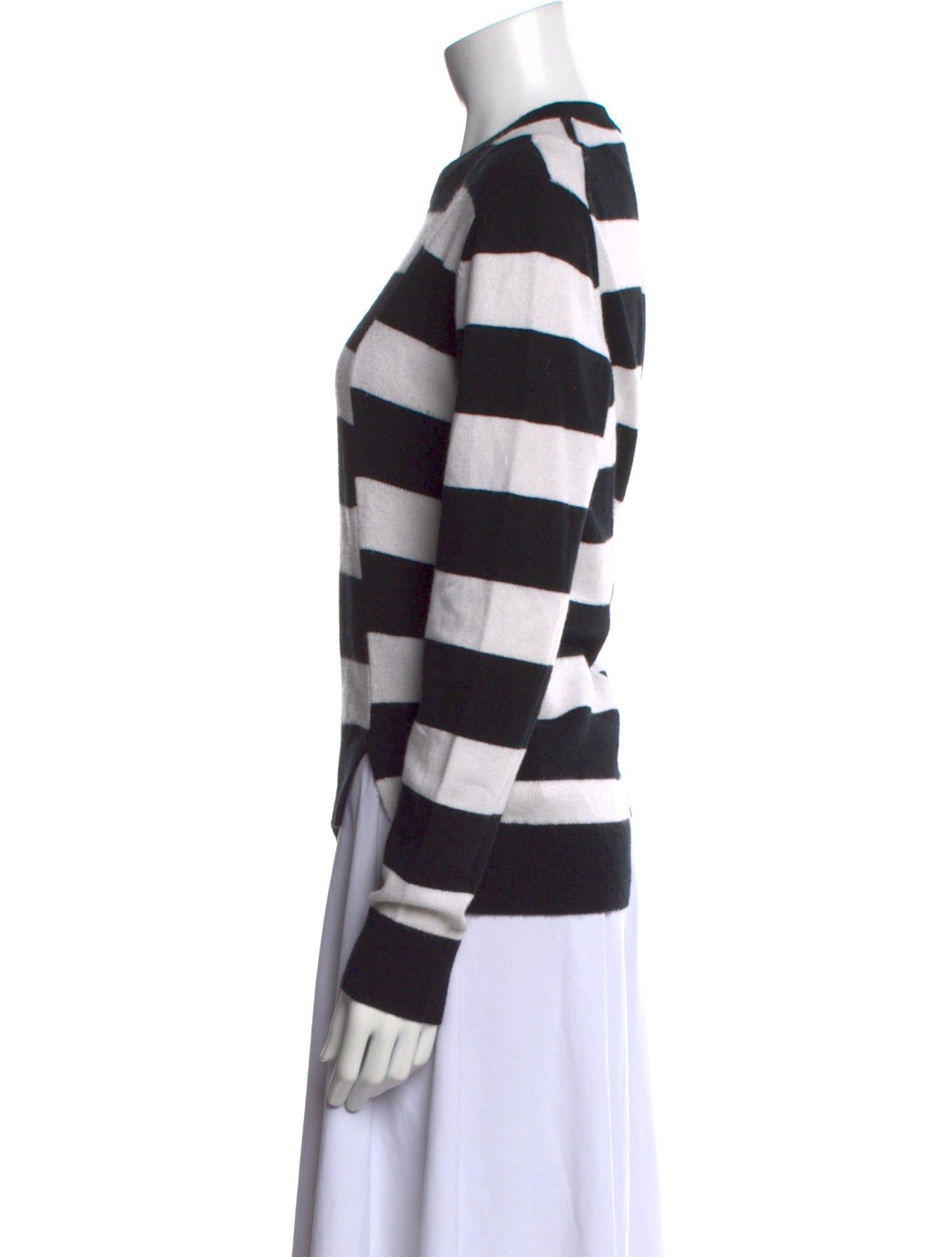 Proenza Schouler Striped Crew Neck Sweatshirt