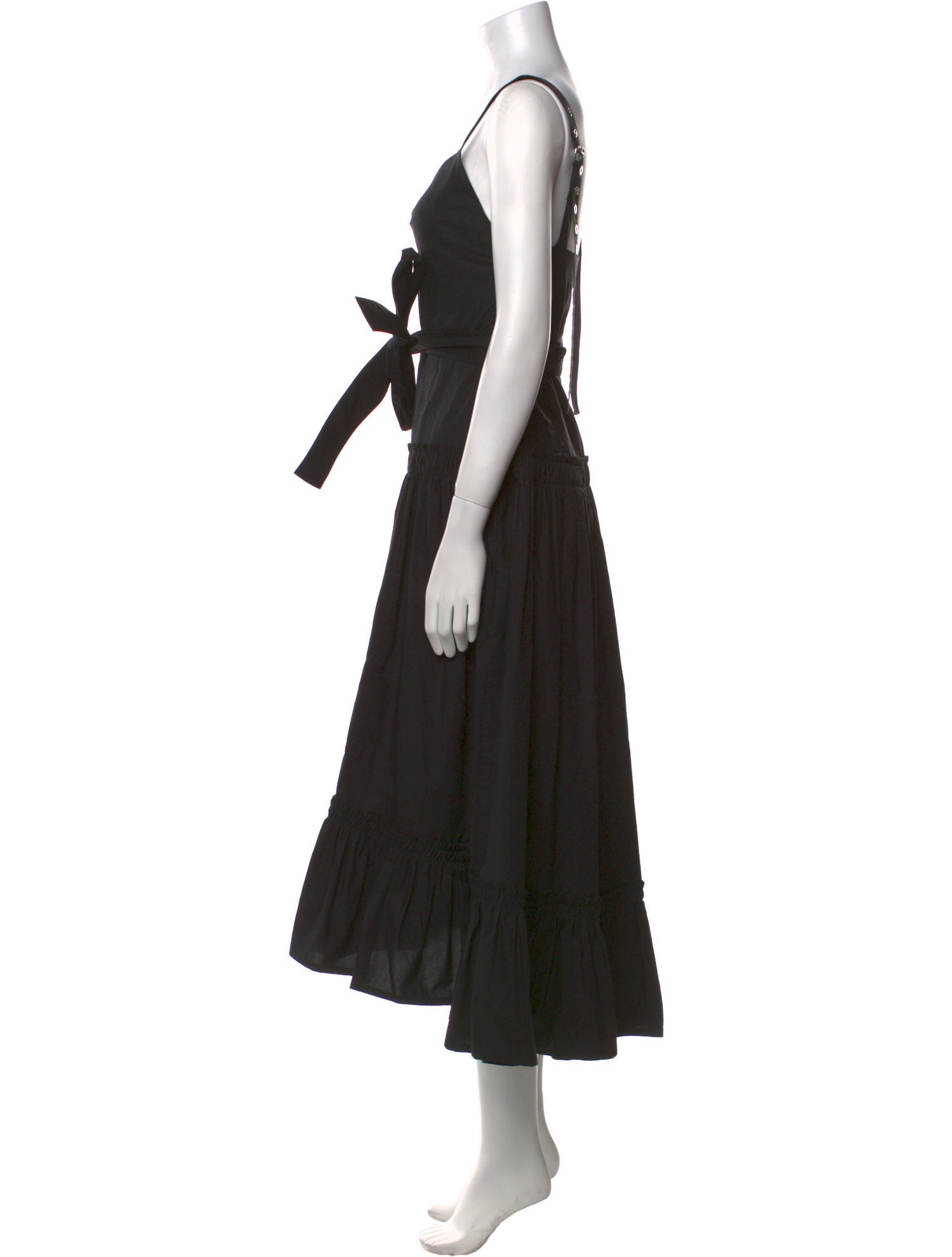 Proenza Schouler V-Neck Long Dress