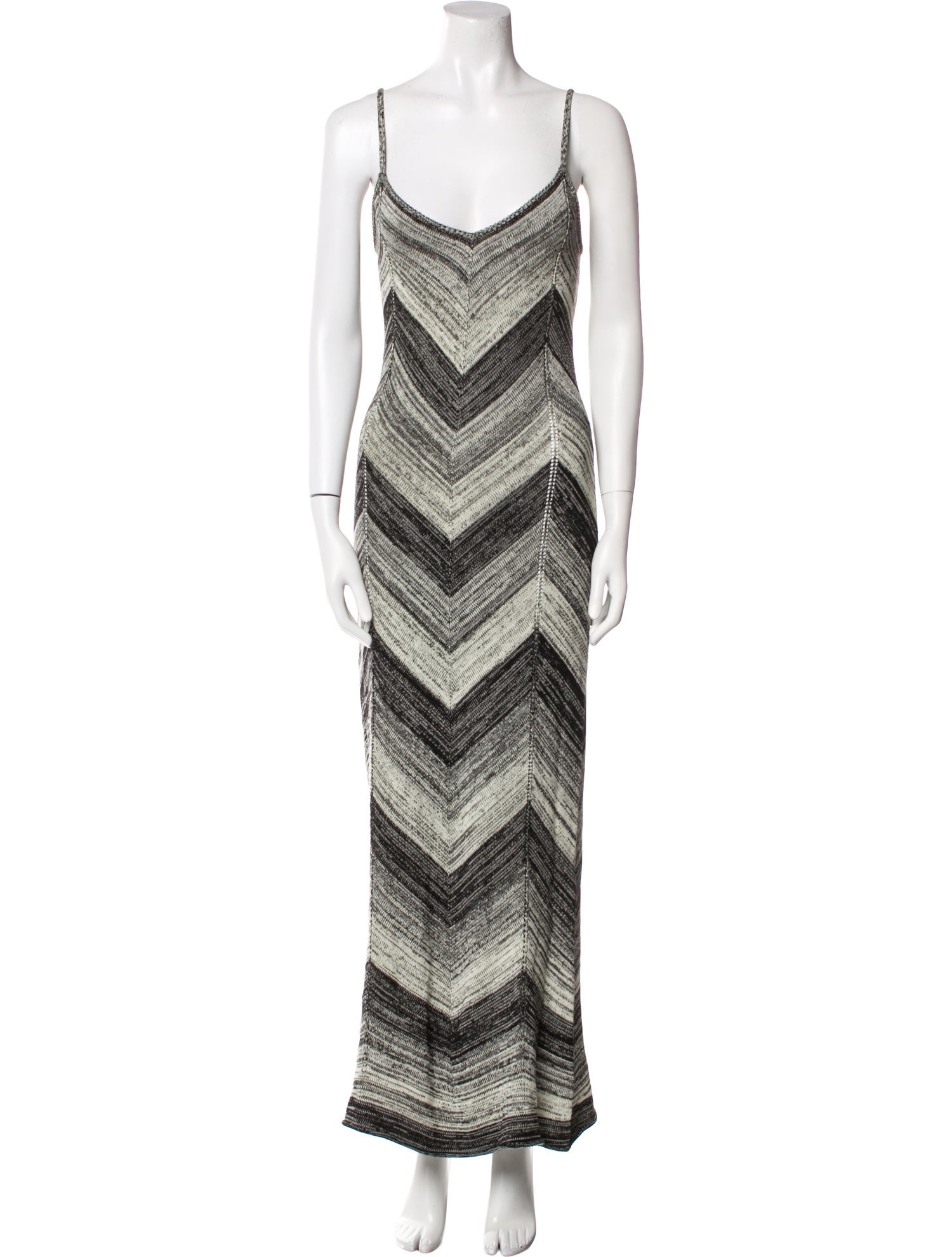 Proenza Schouler Striped Long Dress