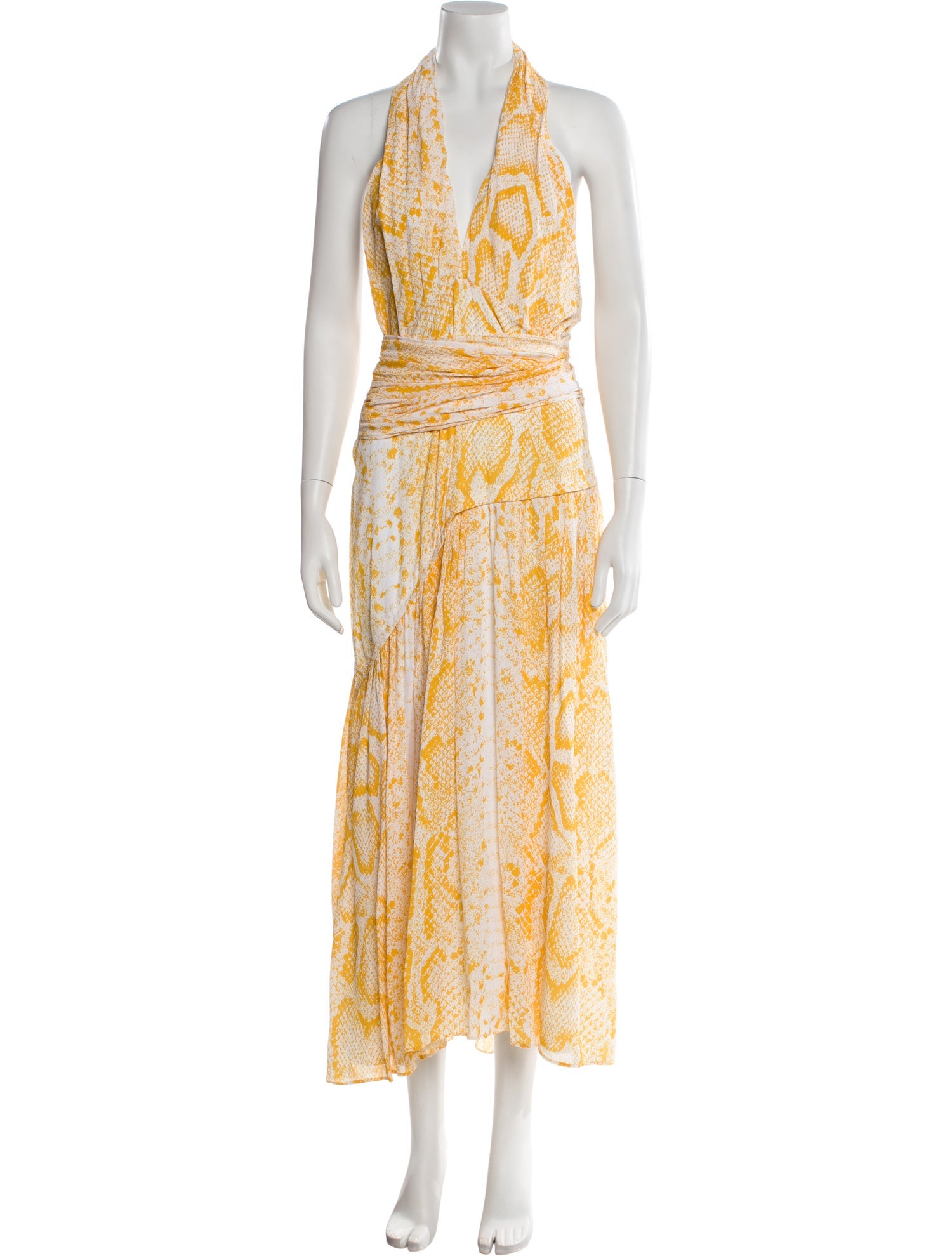 Proenza Schouler Animal Print Long Dress