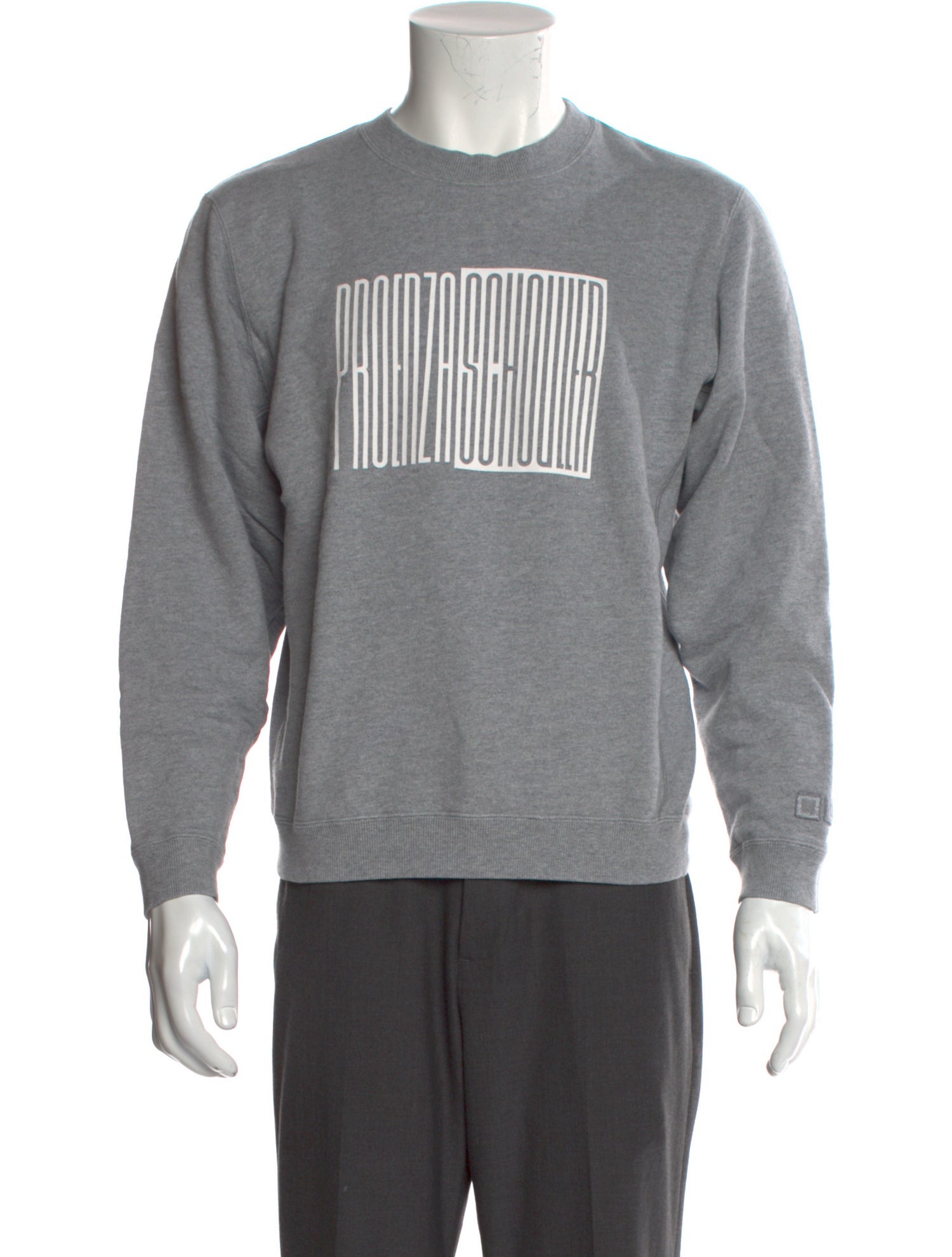Proenza Schouler Graphic Print Crew Neck Pullover