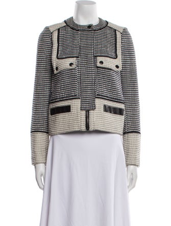 Proenza Schouler Striped Evening Jacket