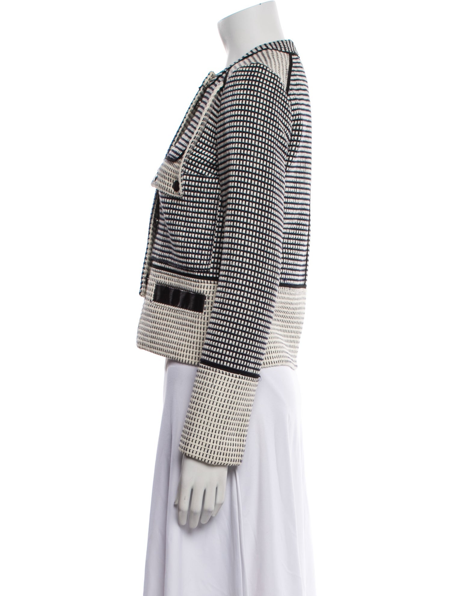 Proenza Schouler Striped Evening Jacket