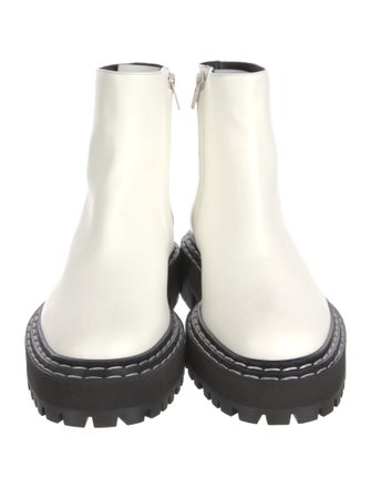 Proenza Schouler Leather Rain Boots