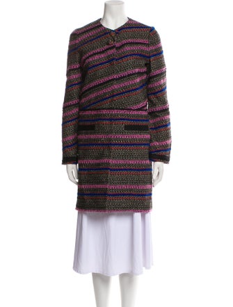 Proenza Schouler Virgin Wool Printed Coat