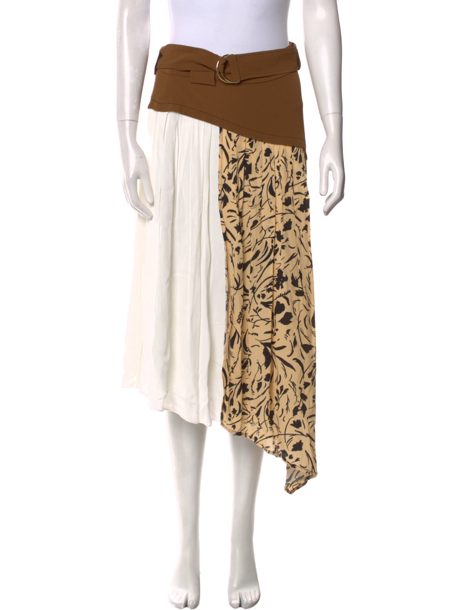 Proenza Schouler Printed Midi Length Skirt