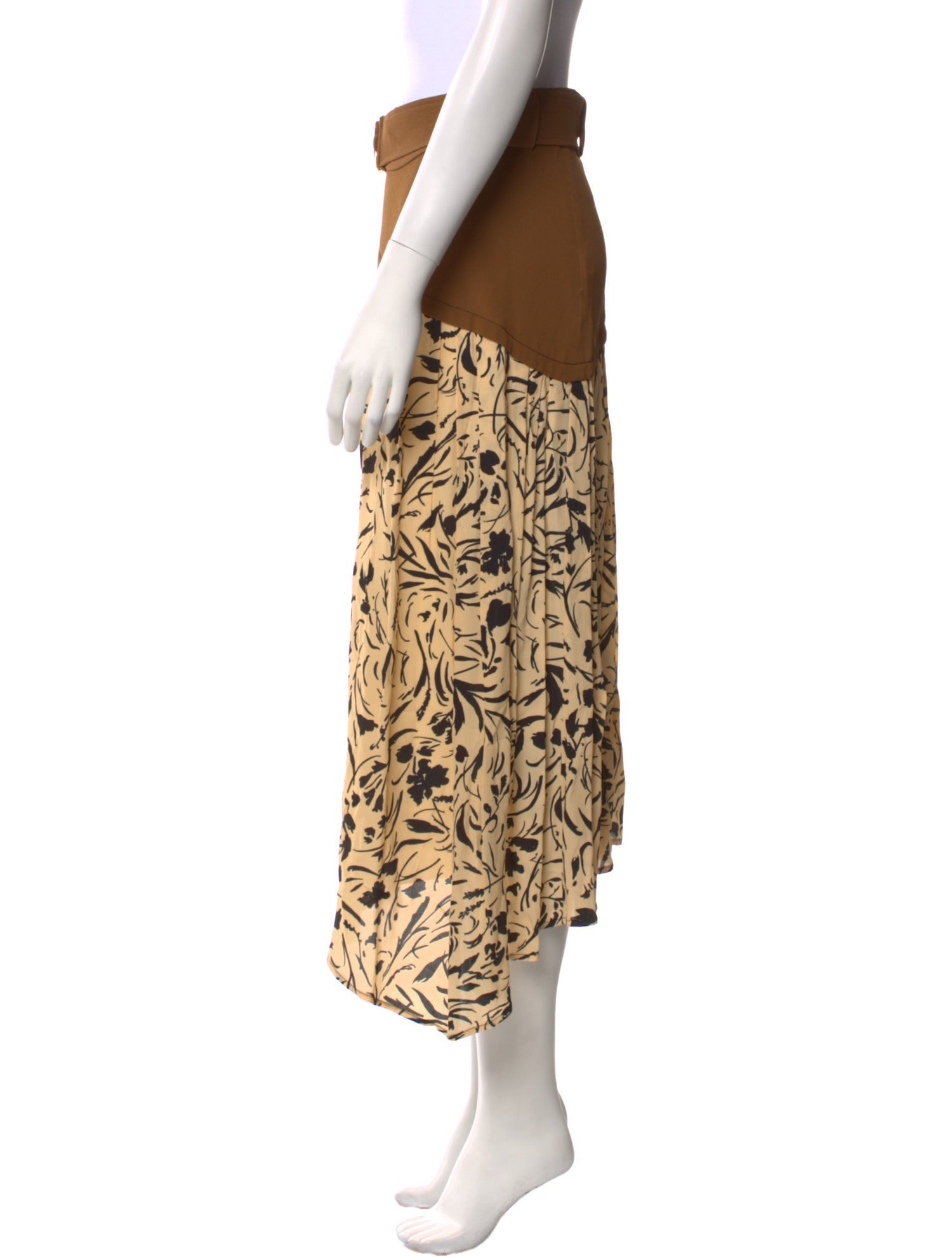 Proenza Schouler Printed Midi Length Skirt