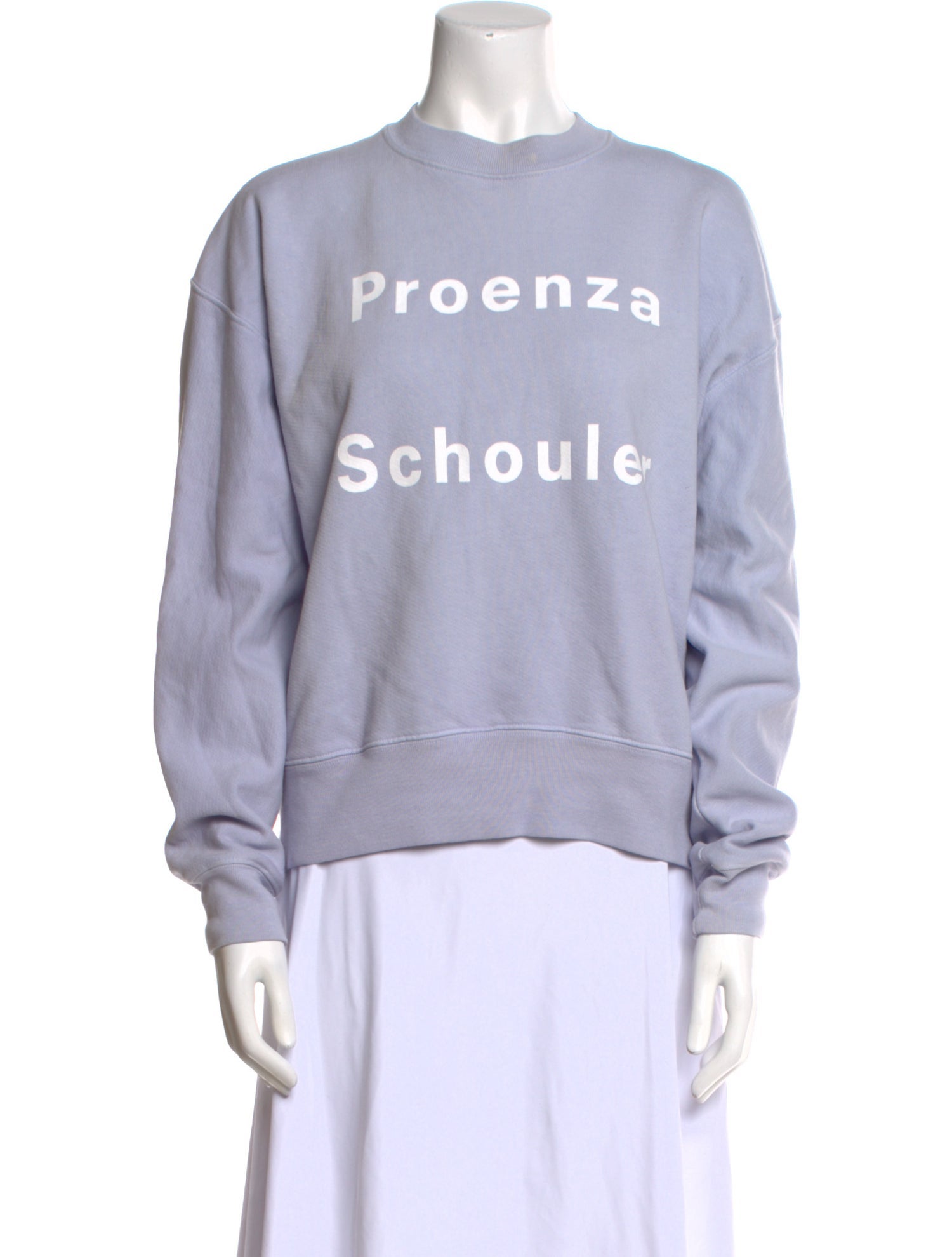 Proenza Schouler Graphic Print Crew Neck Sweatshirt