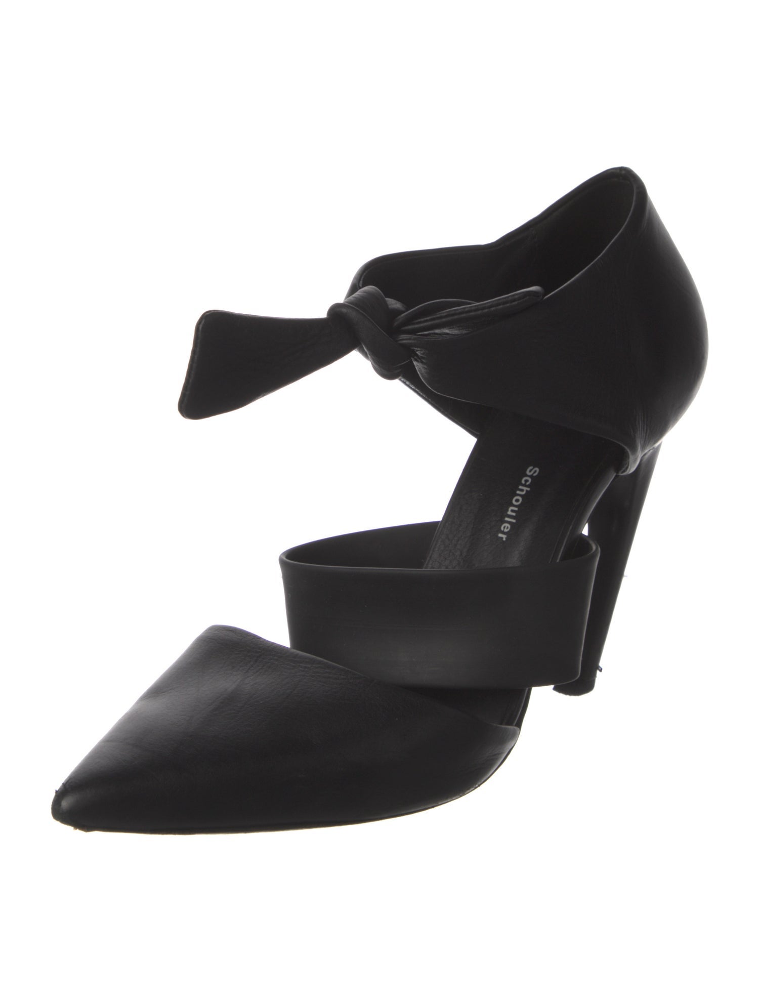 Proenza Schouler Leather D'Orsay Pumps