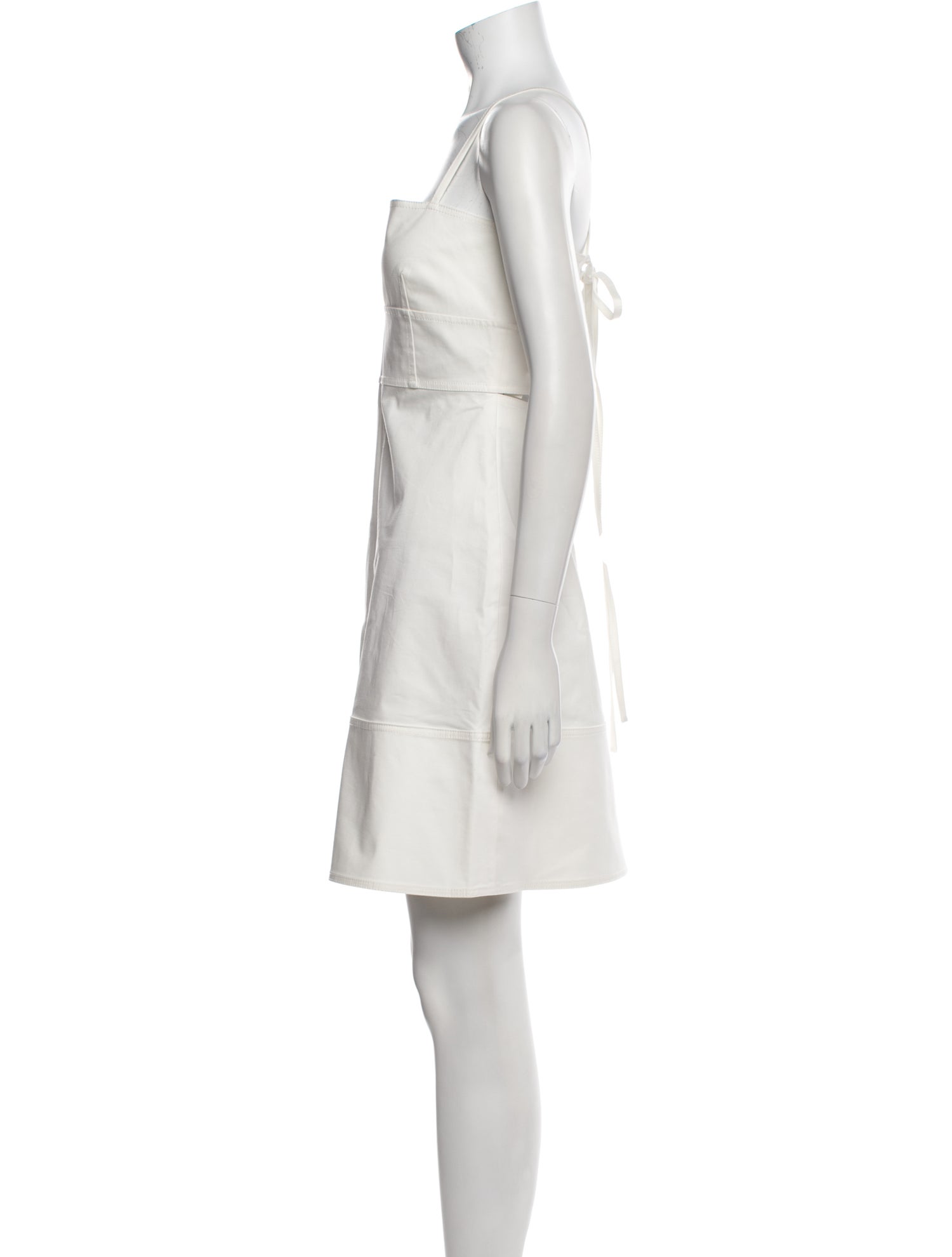 Proenza Schouler Square Neckline Mini Dress