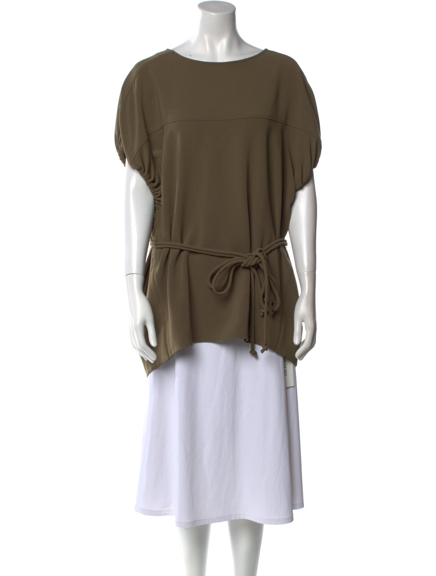 Proenza Schouler Bateau Neckline Short Sleeve Tunic