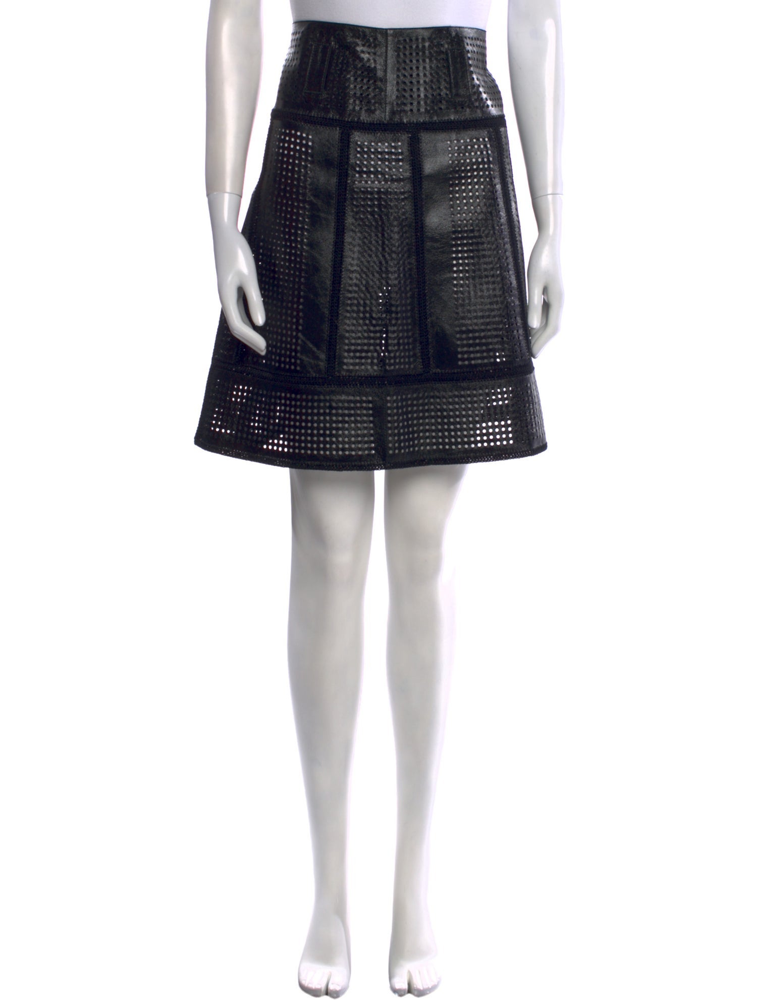 Proenza Schouler Lambskin Knee-Length Skirt