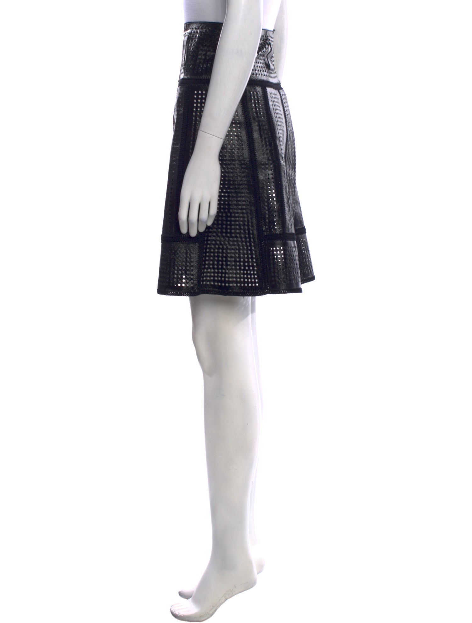 Proenza Schouler Lambskin Knee-Length Skirt