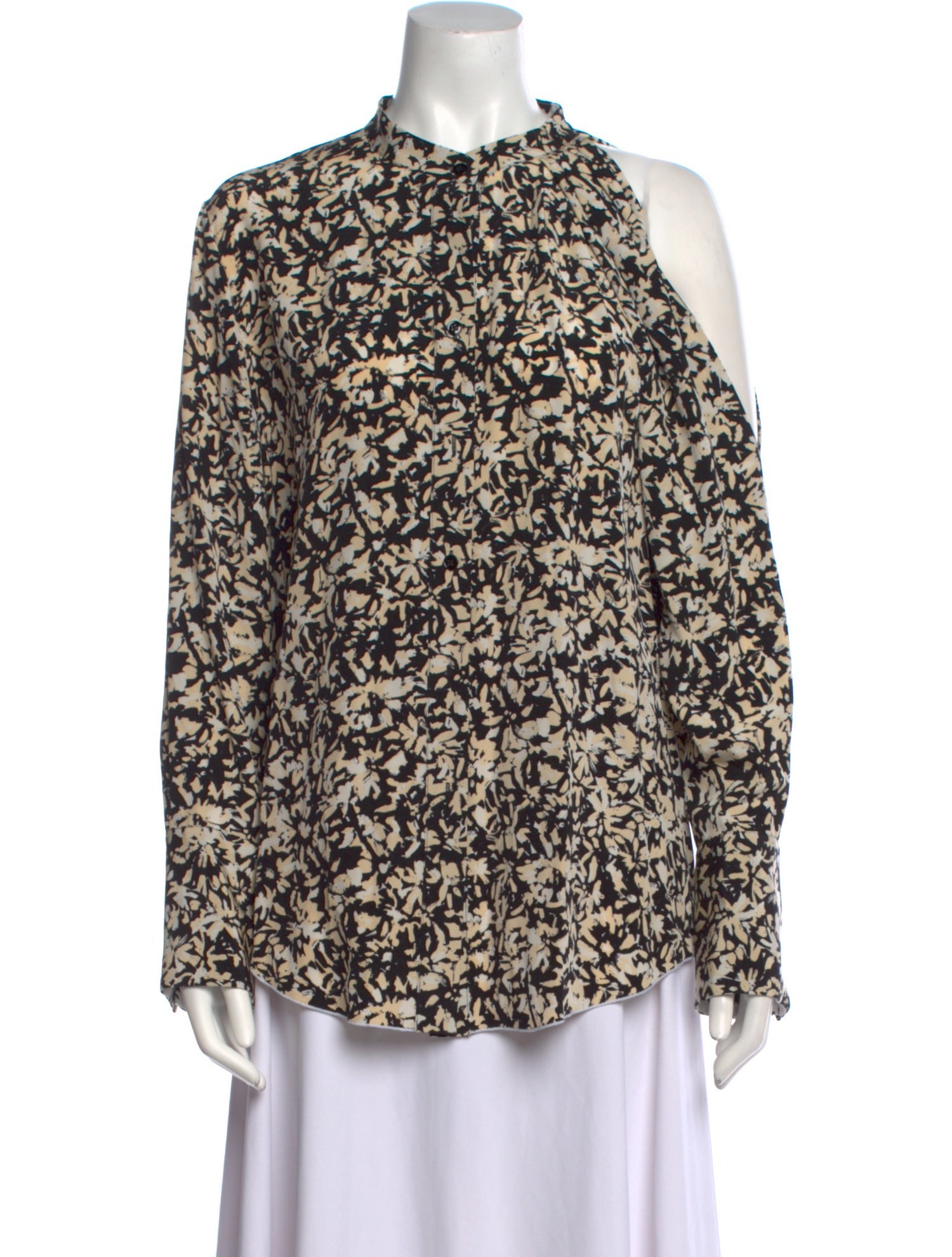 Proenza Schouler Silk Printed Blouse