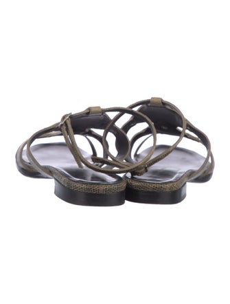 Proenza Schouler Snakeskin Gladiator Sandals