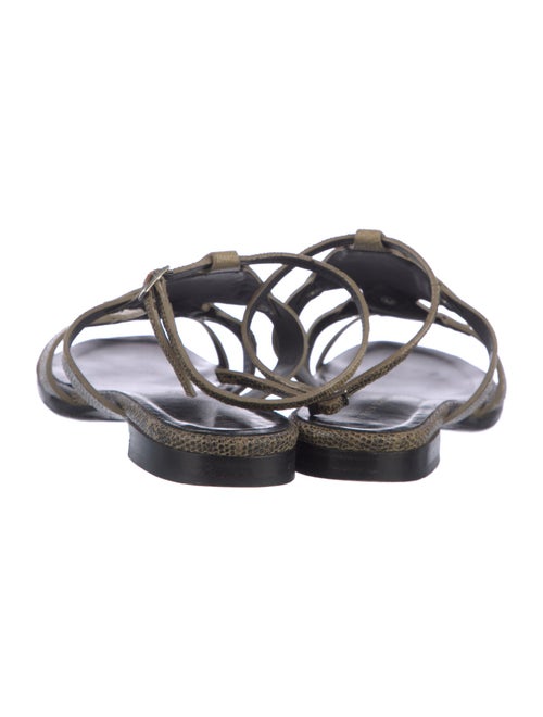 Proenza Schouler Snakeskin Gladiator Sandals