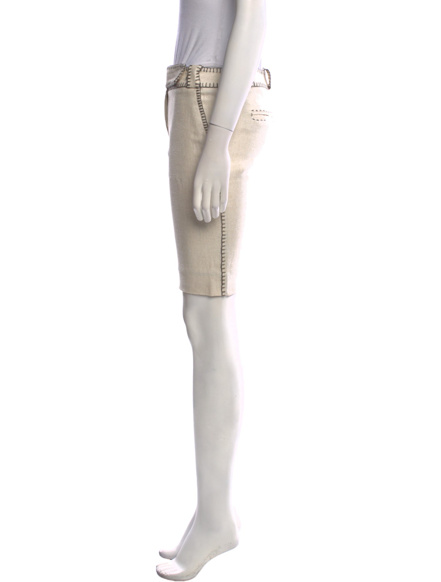 Proenza Schouler Linen Knee-Length Shorts