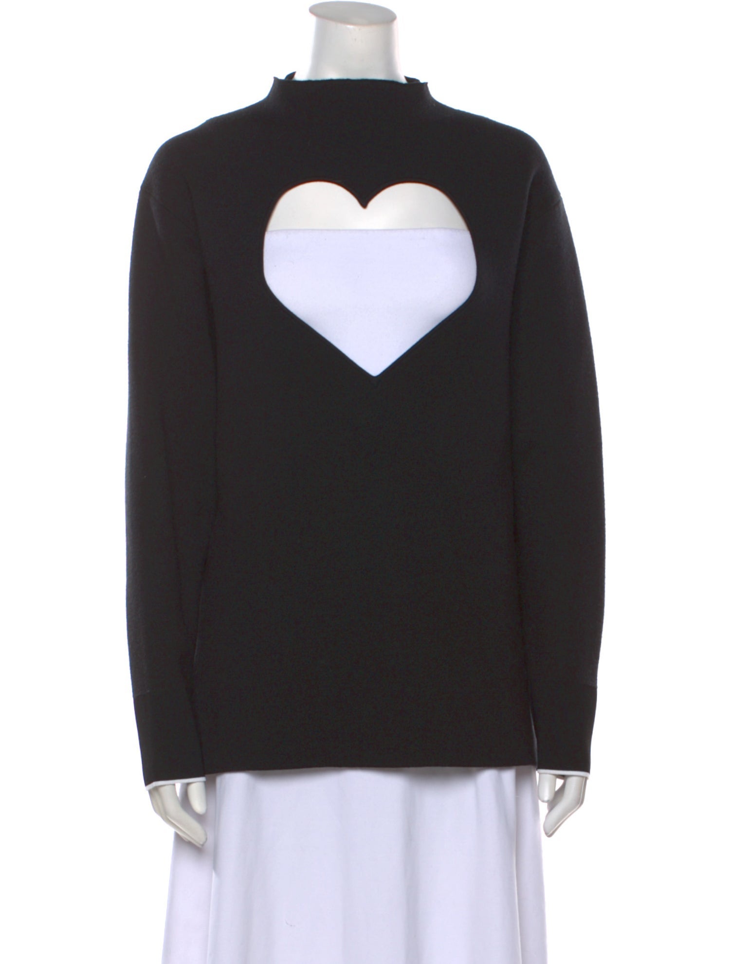 Proenza Schouler Wool Mock Neck Sweater