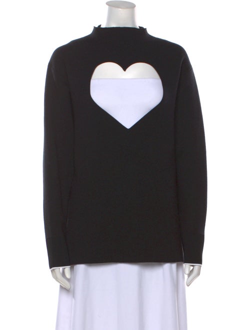 Proenza Schouler Wool Mock Neck Sweater