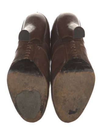 Proenza Schouler Leather Lace-Up Boots