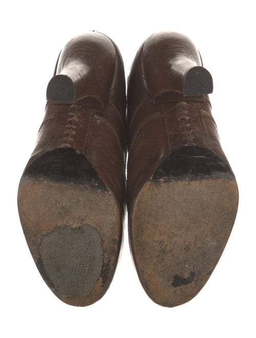 Proenza Schouler Leather Lace-Up Boots