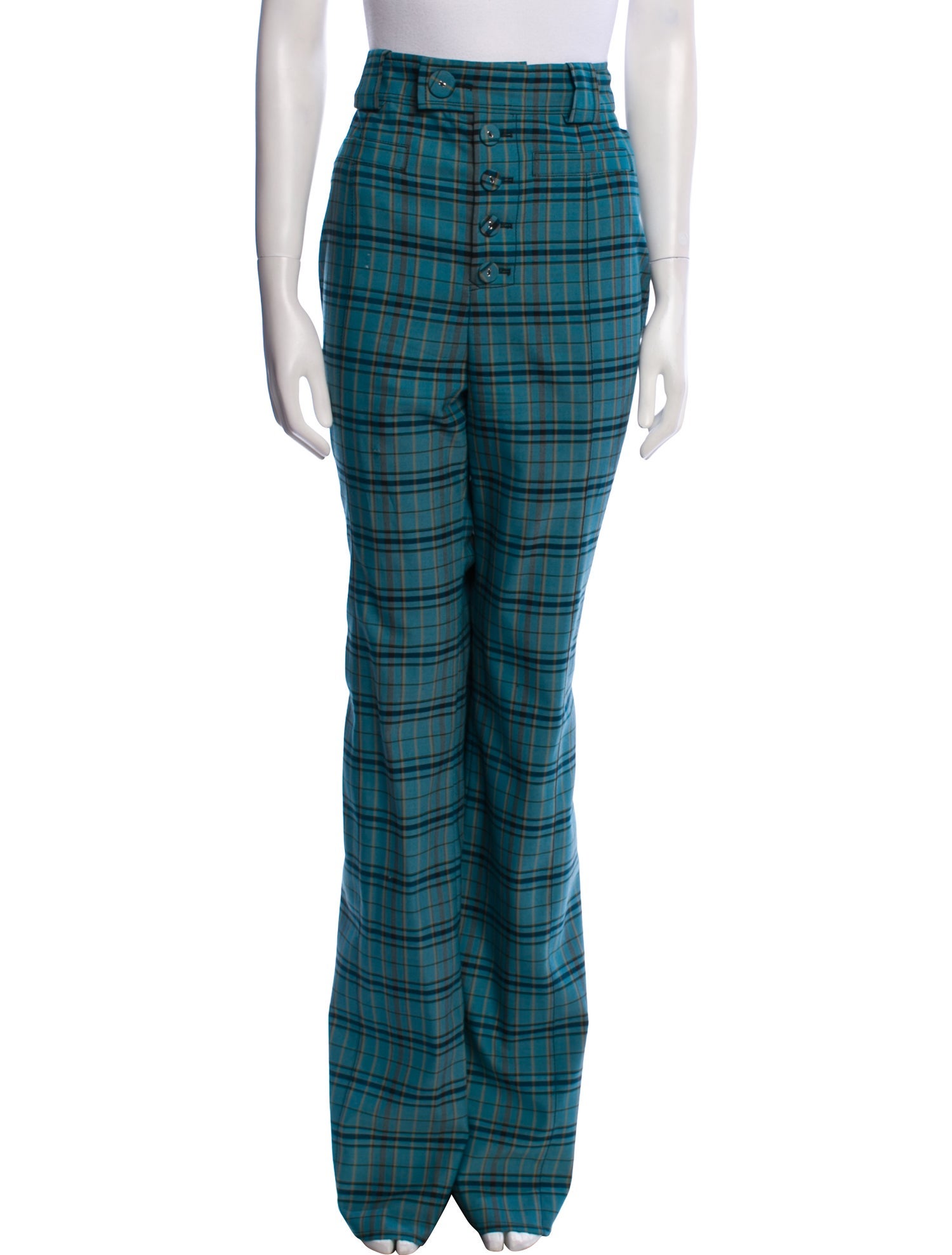 Proenza Schouler Wool Wide Leg Pants