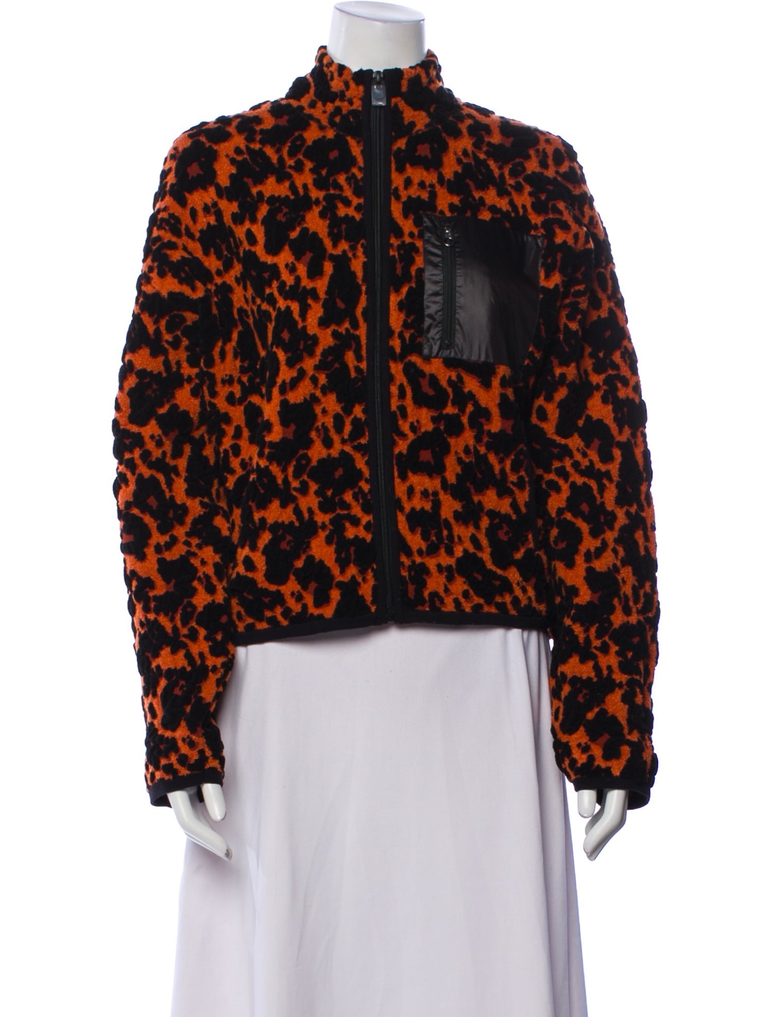 Proenza Schouler Printed Faux Fur Jacket
