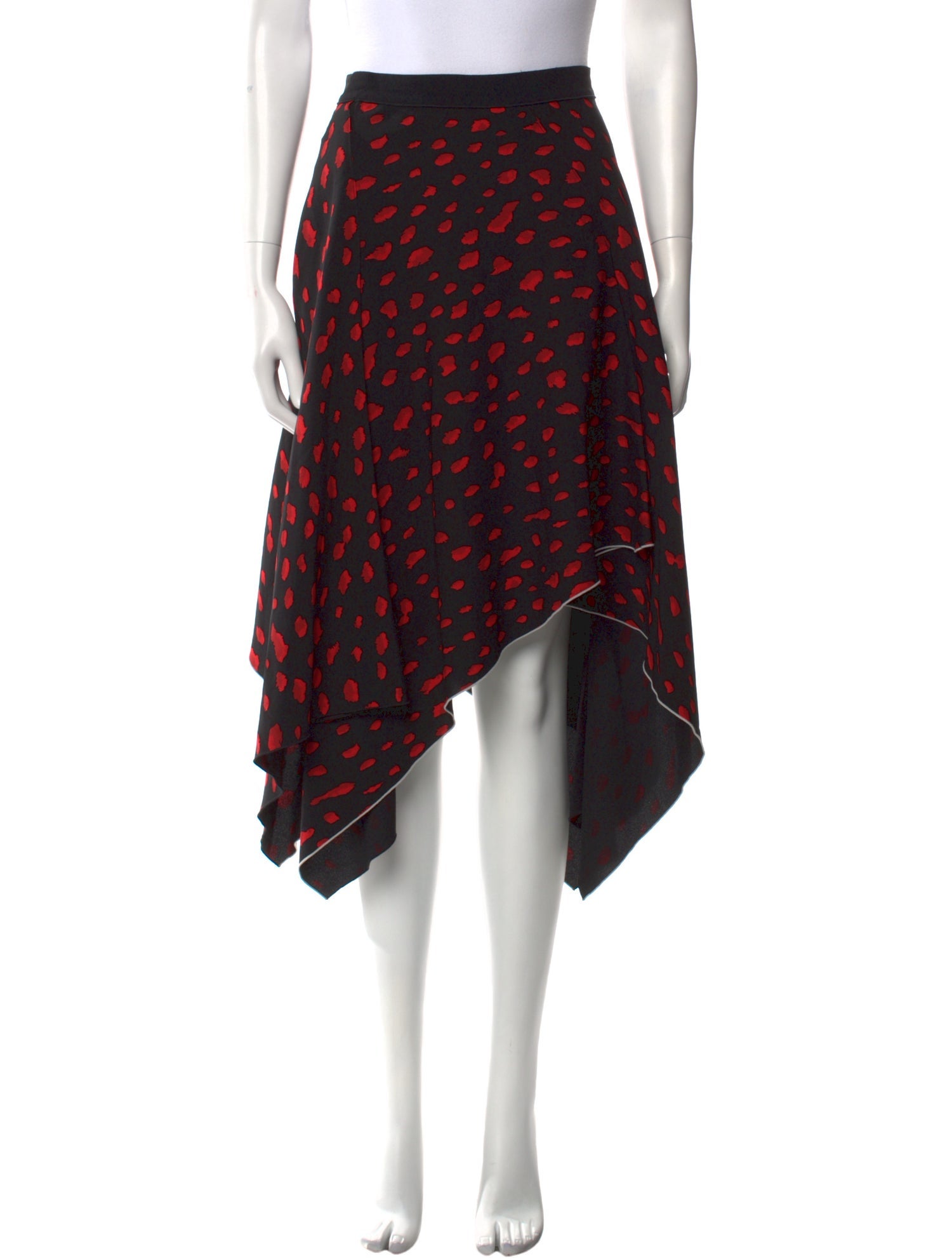 Proenza Schouler Silk Midi Length Skirt