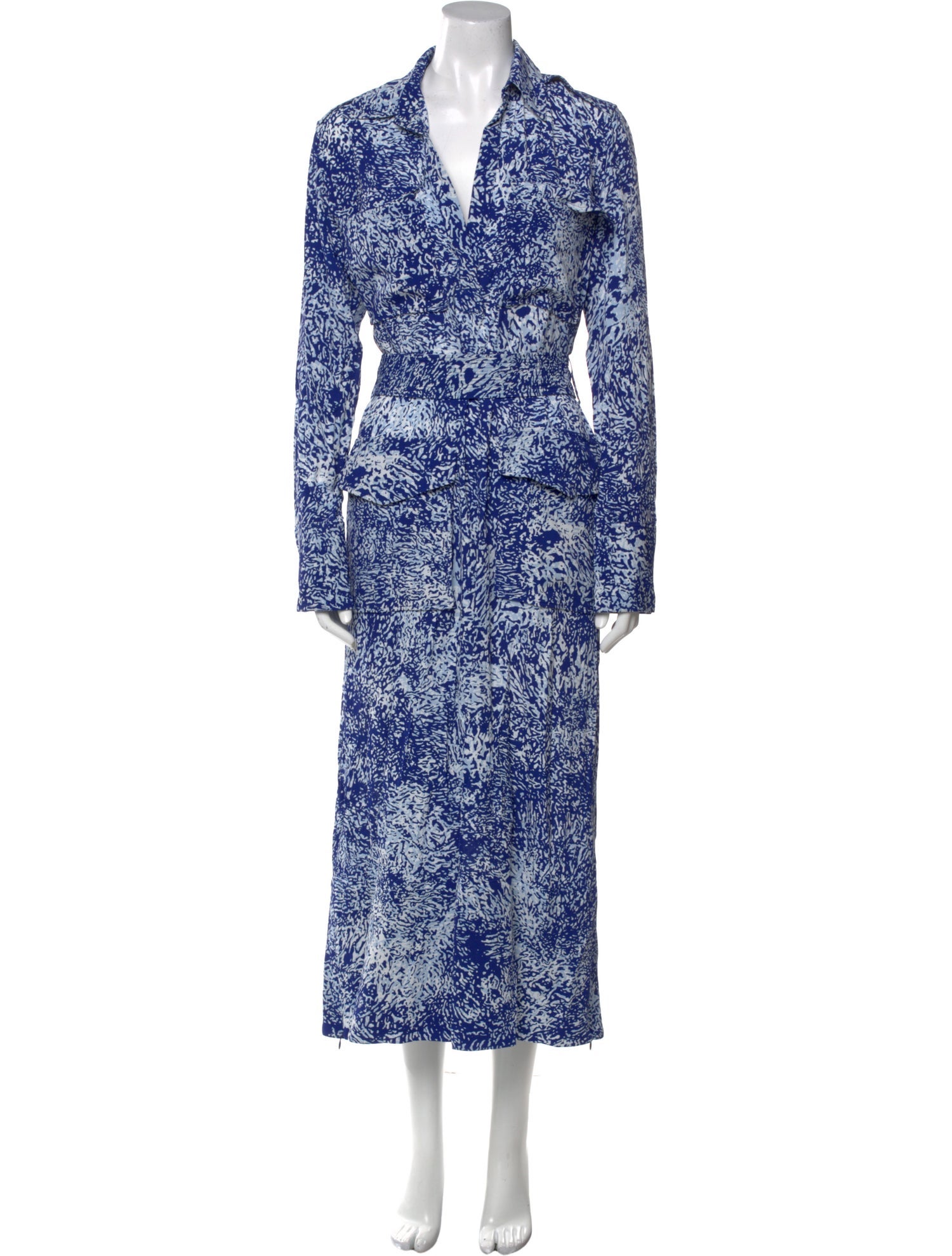 Proenza Schouler Printed Long Dress