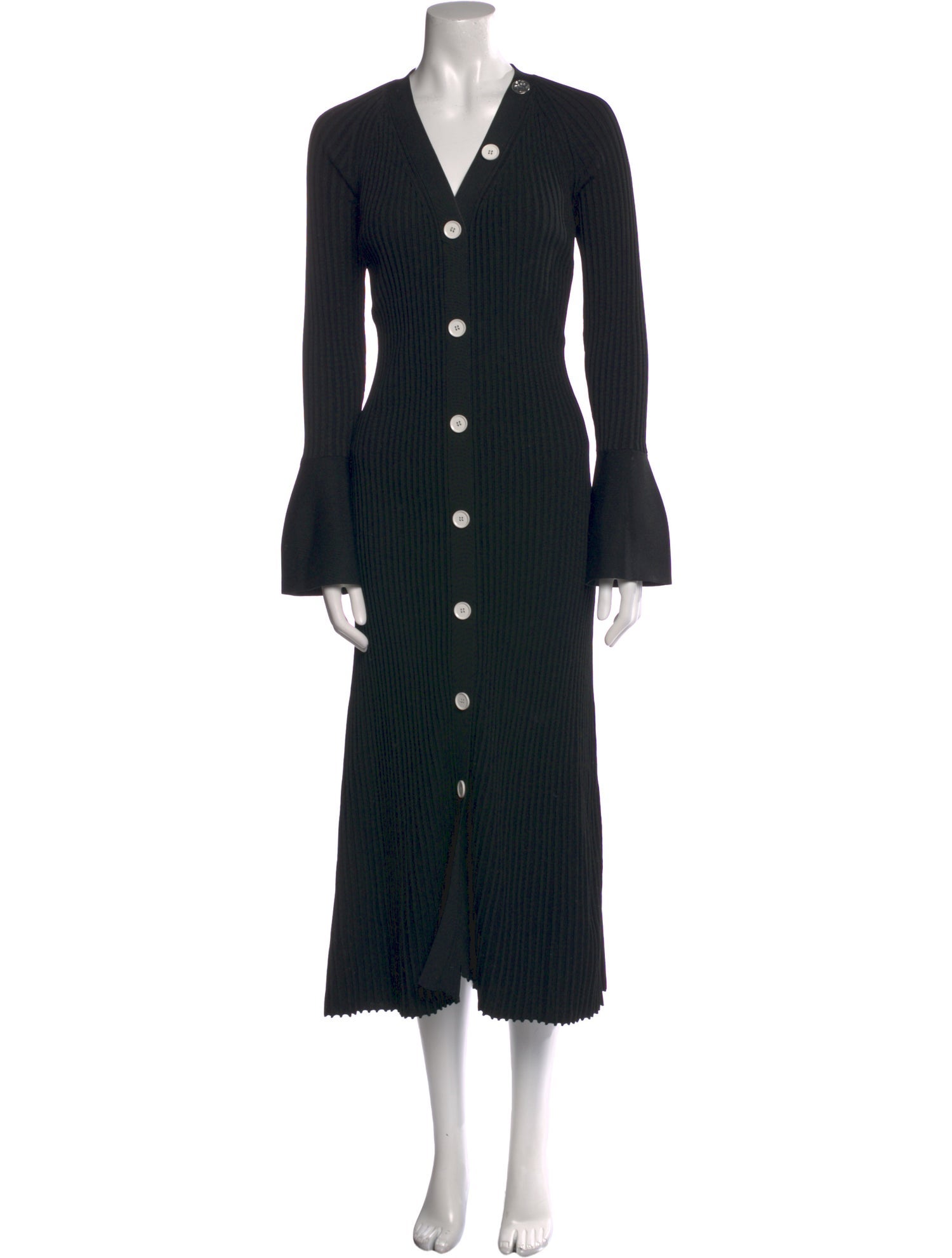 Proenza Schouler V-Neck Long Dress