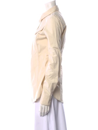 Proenza Schouler Long Sleeve Button-Up Top