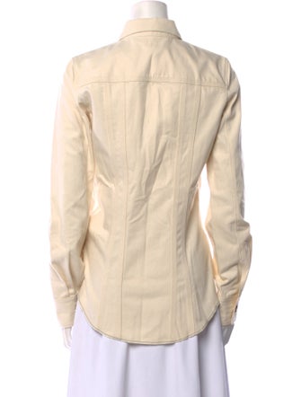 Proenza Schouler Long Sleeve Button-Up Top