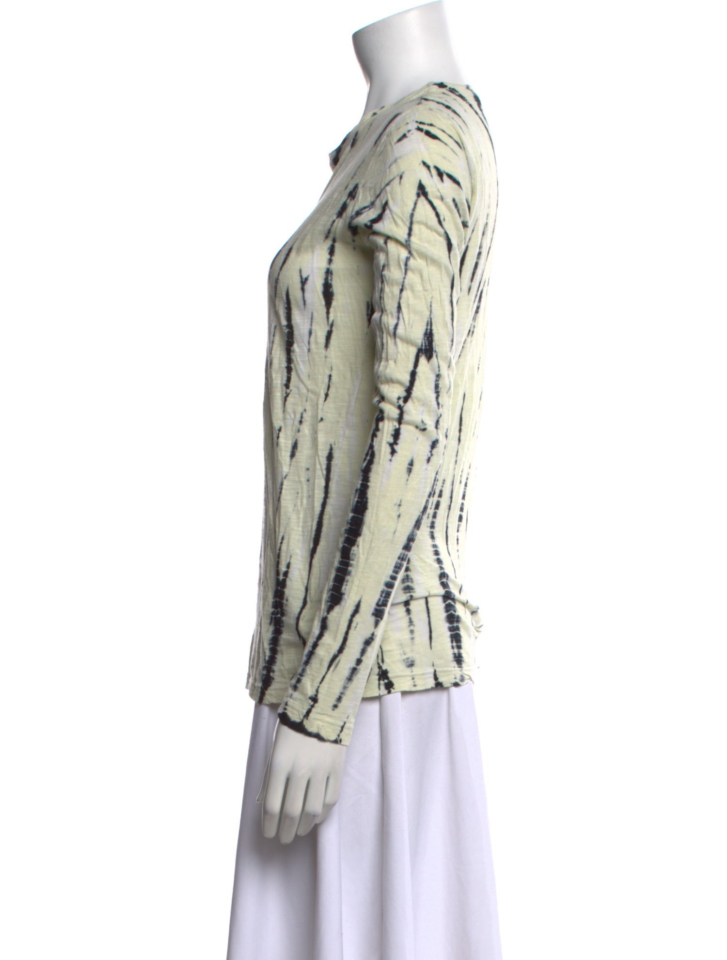 Proenza Schouler Printed Crew Neck Top