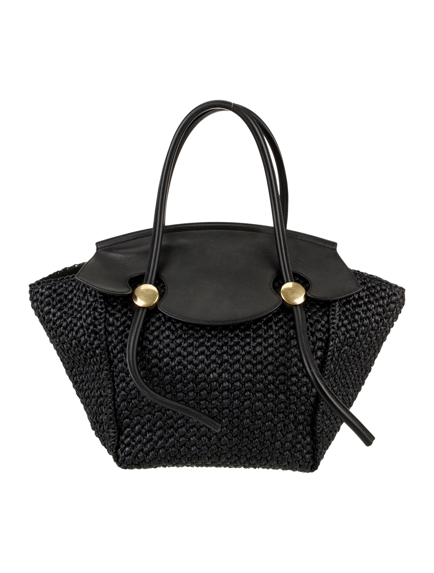 Proenza Schouler Straw Top Handle Bag