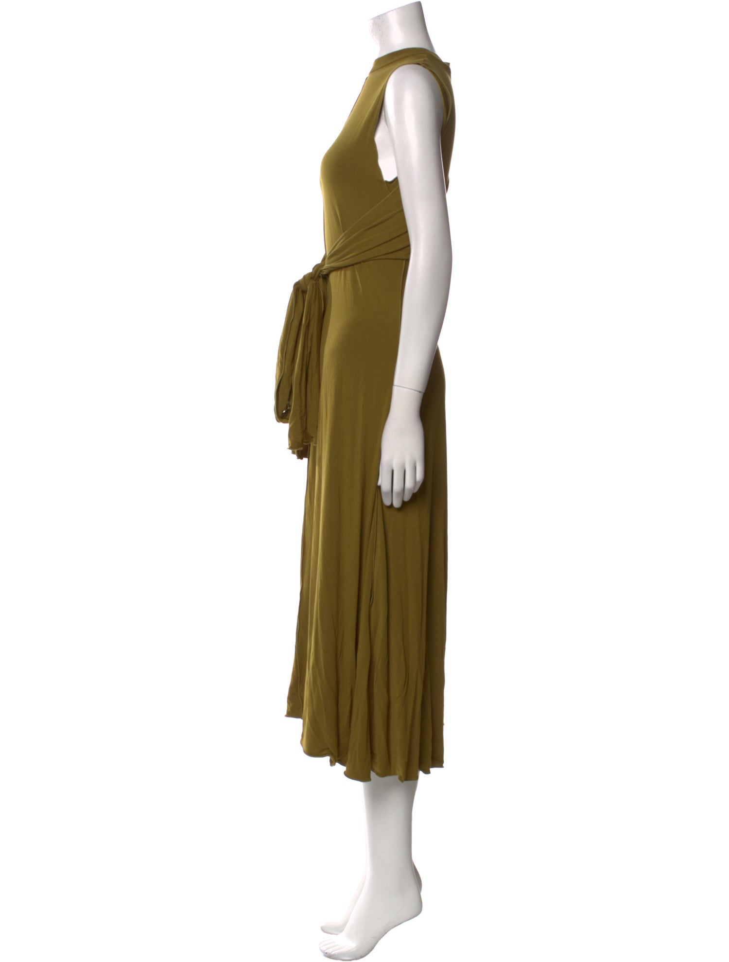 Proenza Schouler Mock Neck Long Dress