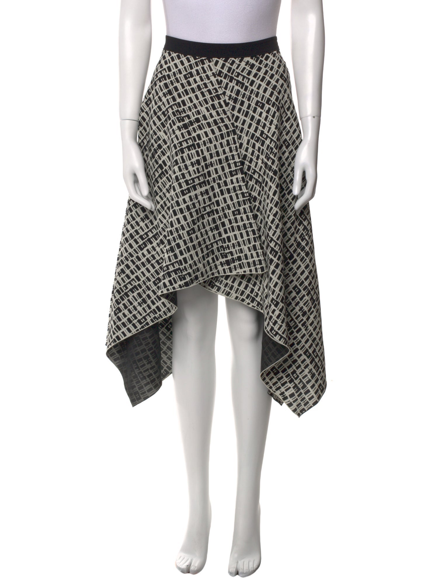 Proenza Schouler Silk Midi Length Skirt