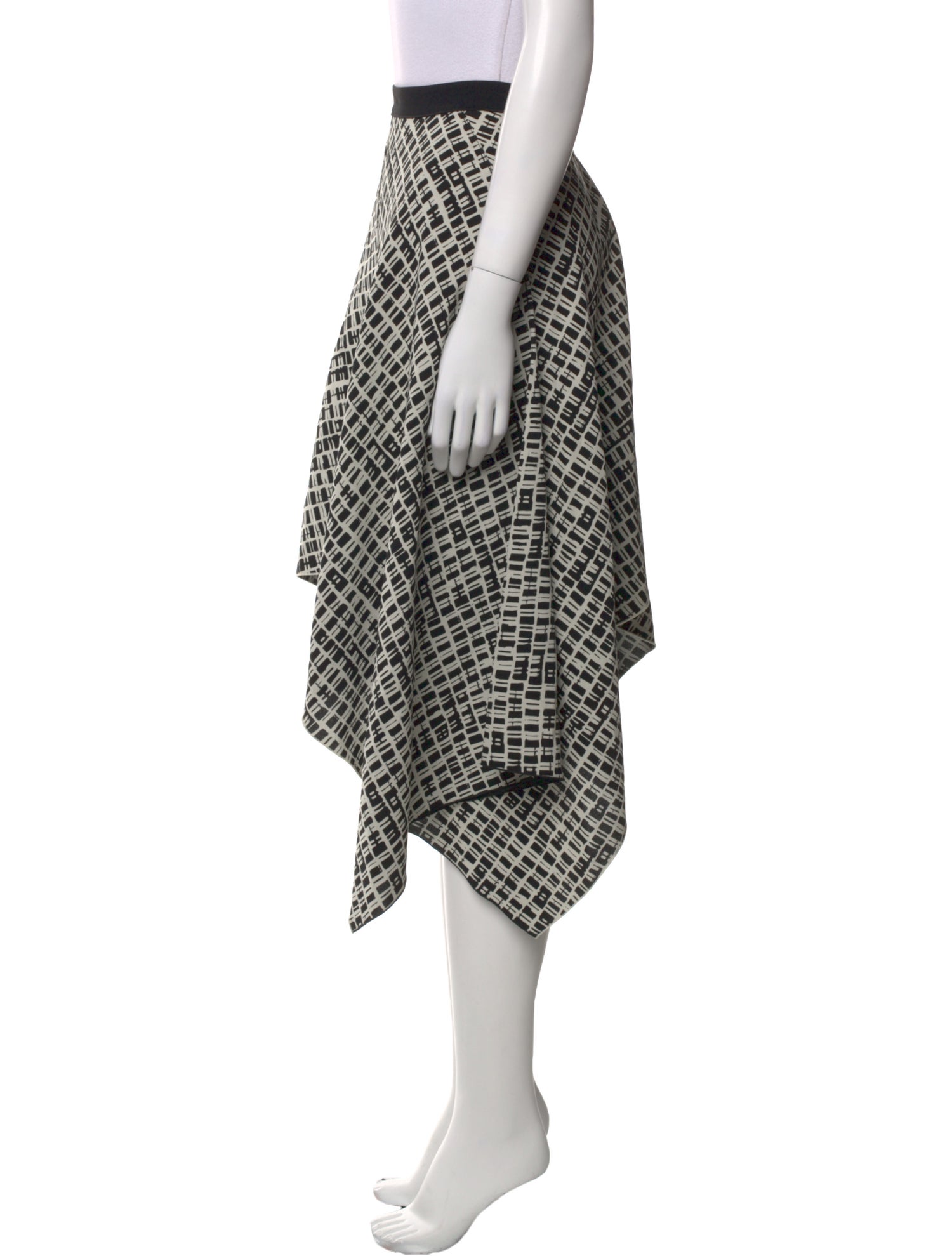 Proenza Schouler Silk Midi Length Skirt