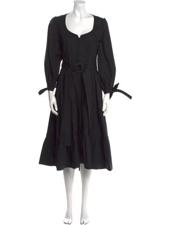 Proenza Schouler V-Neck Long Dress