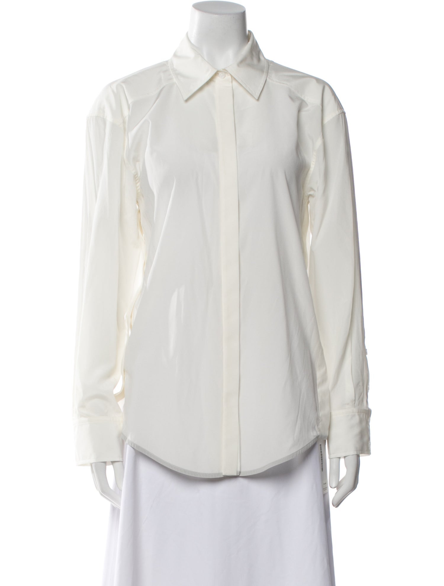 Proenza Schouler Long Sleeve Button-Up Top