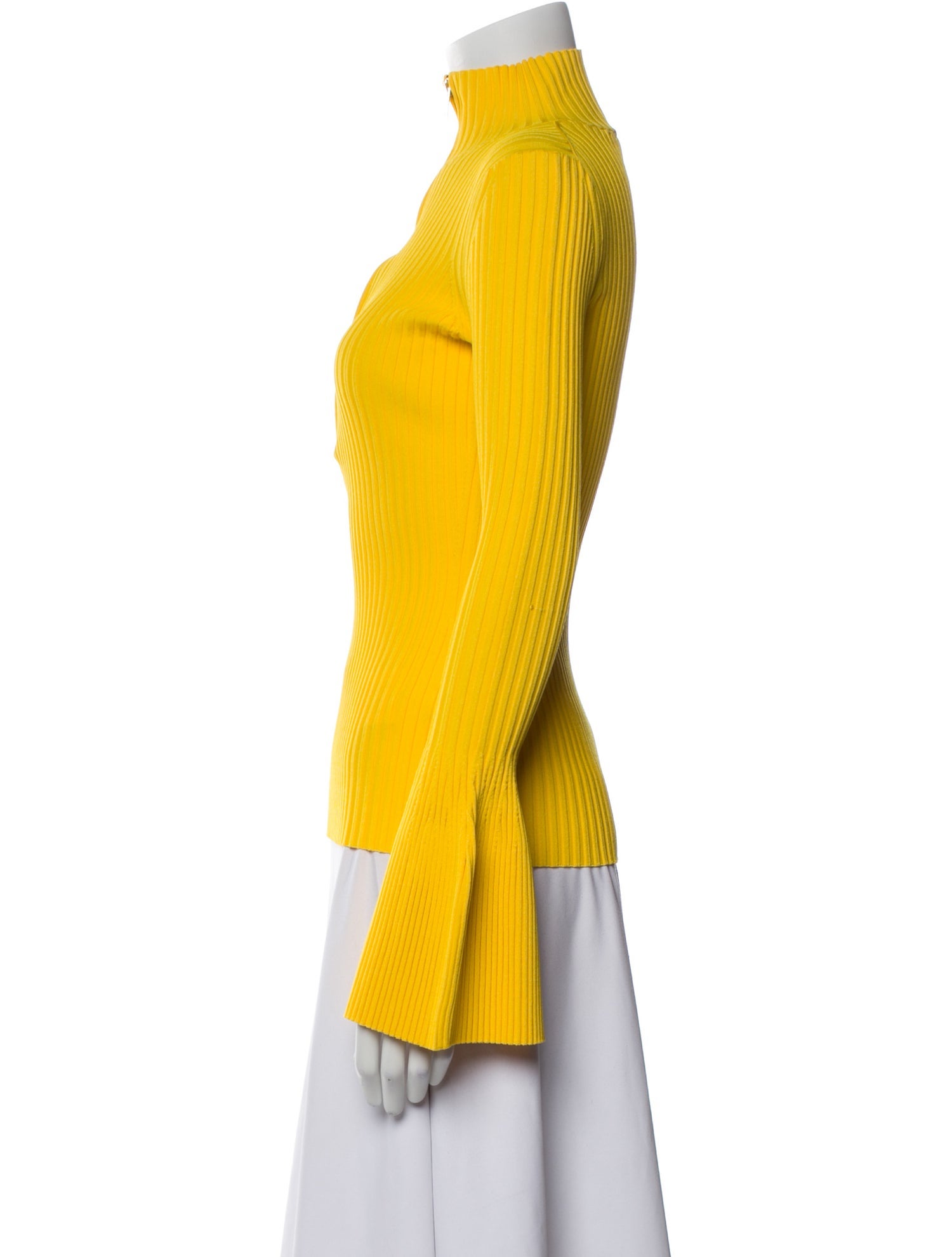 Proenza Schouler Mock Neck Long Sleeve Sweatshirt