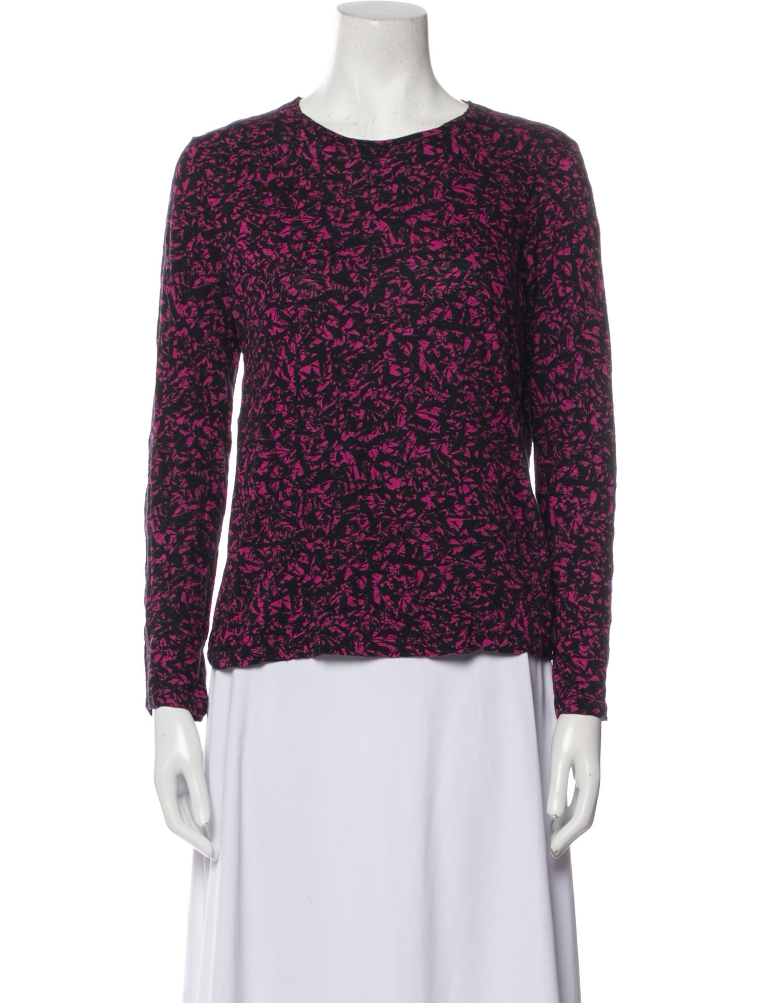 Proenza Schouler Printed Crew Neck Top