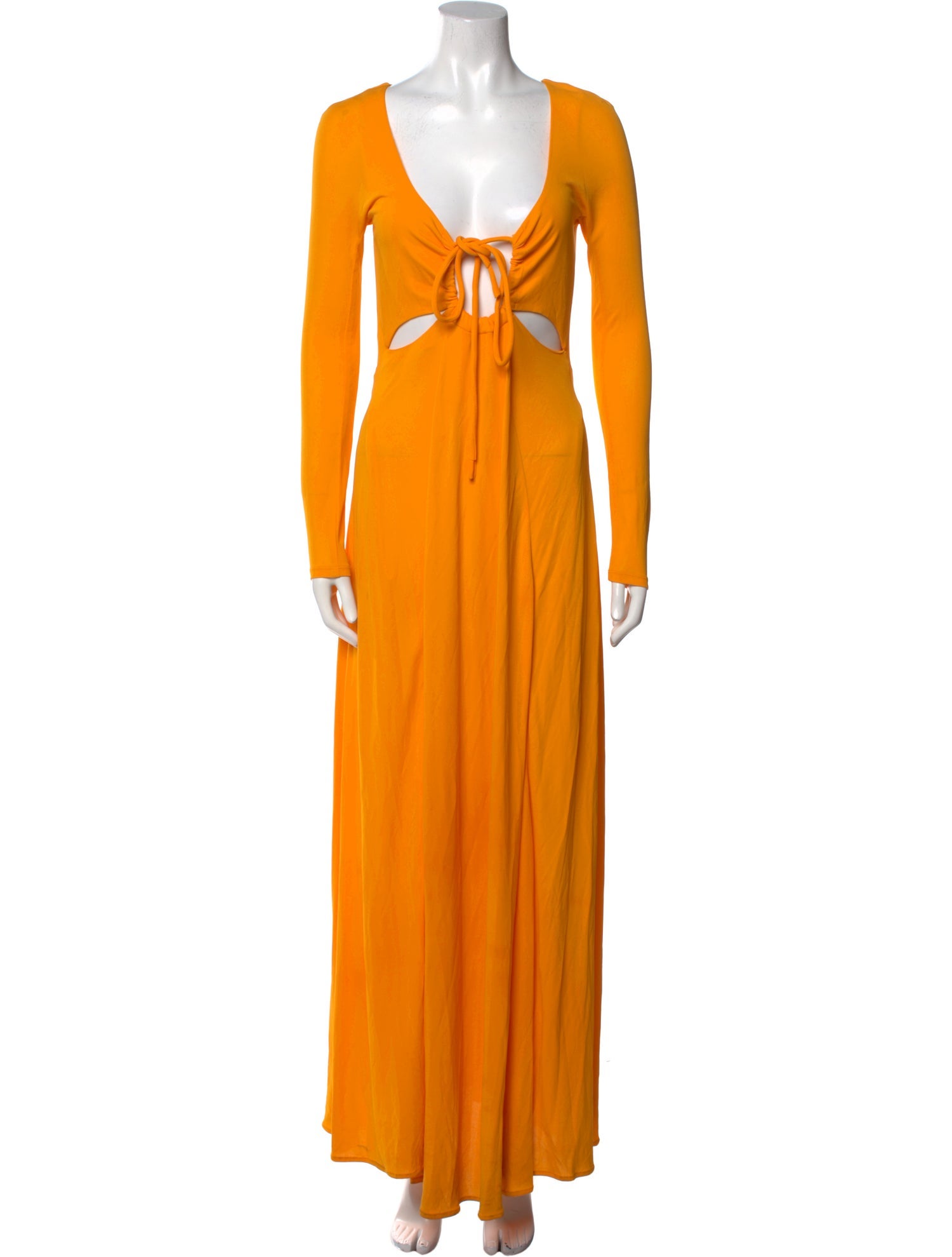 Proenza Schouler V-Neck Midi Length Dress